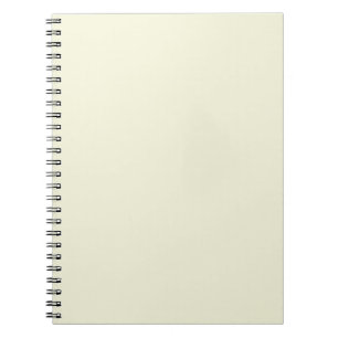 Beige Spiral Notebook