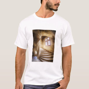 Beige spirl staircase, France T-Shirt