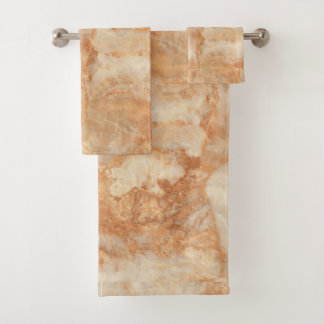 Beige stone texture  bath towel set