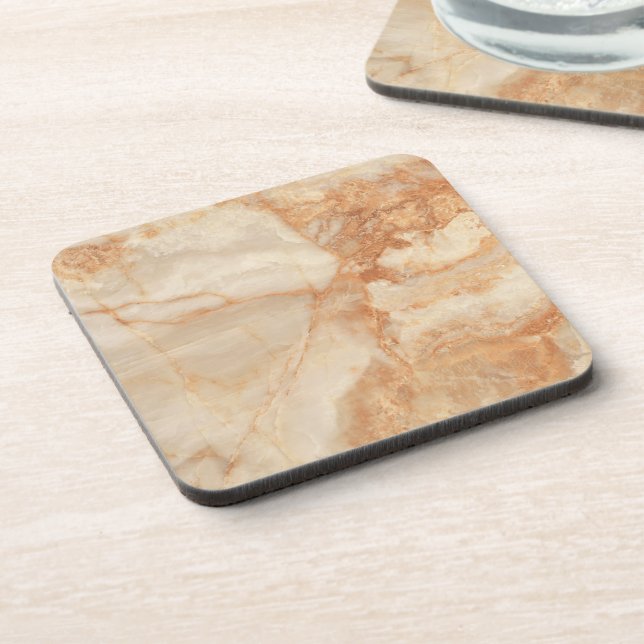 Beige stone texture coaster (Left Side)