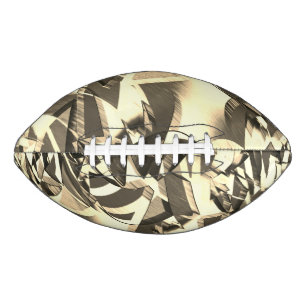 Beige streaks over brown image with drizzle football