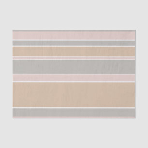 Beige stripes tissue paper