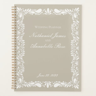 Beige Talavera Tile Spanish Fiesta Floral Wedding Planner