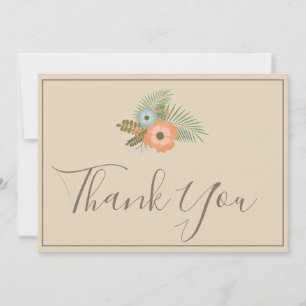 Beige Thank You Beautiful  floral