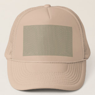Beige Trucker Hat Minimalist Custom Design