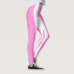 beige white leggings