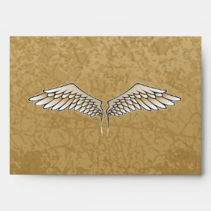 Beige wings envelopes