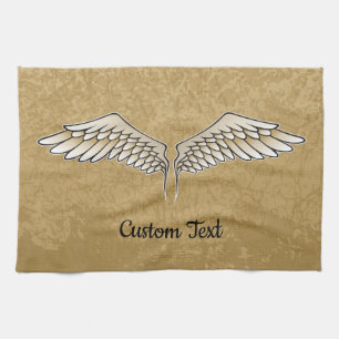 Beige Wings Kitchen Towel