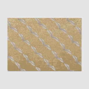 Beige wings tissue paper