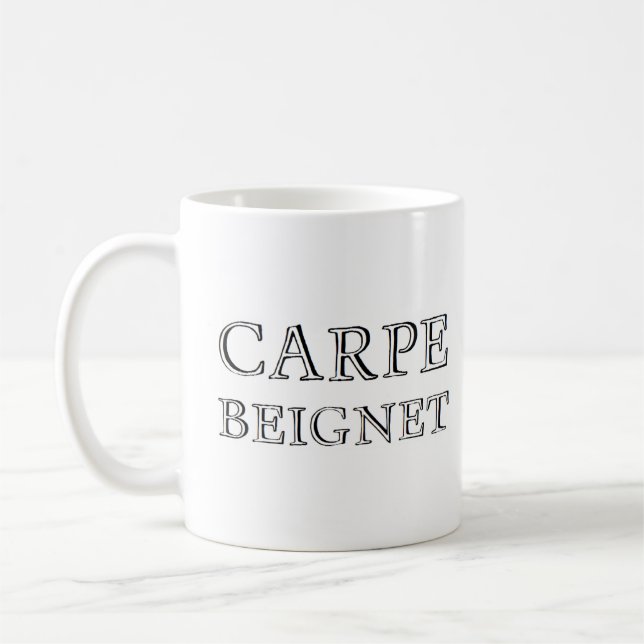beignet carpe coffee mug (Left)