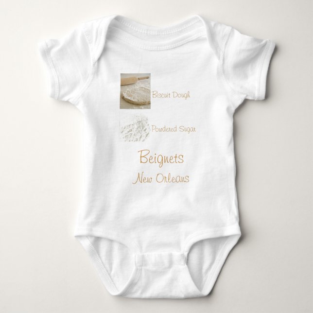 BEIGNETS BABY BODYSUIT (Front)