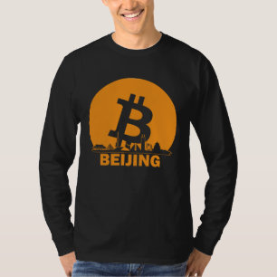 Beijing Bitcoin Maximalist Bitcoin Beijing Skylin T-Shirt