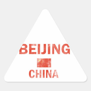 Beijing China Designs Triangle Sticker