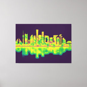 Beijing China Skyline Canvas Print