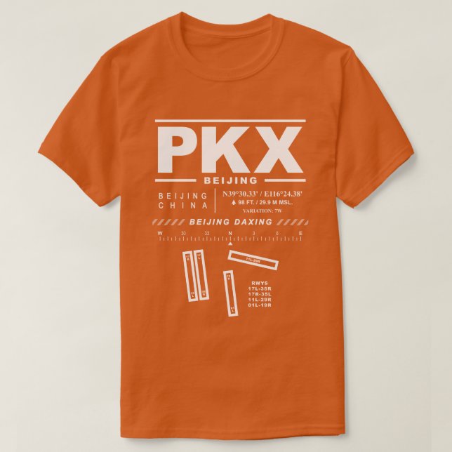 Beijing Daxing International Airport PKX T-Shirt (Design Front)