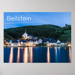 Beilstein Moselle Rhineland-Palatinate Germany Poster