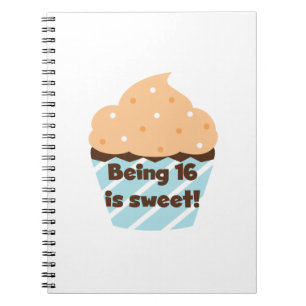 Being 16 is Sweet Birthday T shirts and Gifts Spiral Notebook