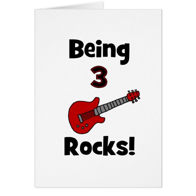 Being 3 Rocks! With Guitar Rockstar Rocker (Front)