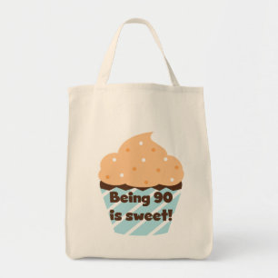 Being 90 is Sweet Birthday T-shirts and Gifts Tote Bag