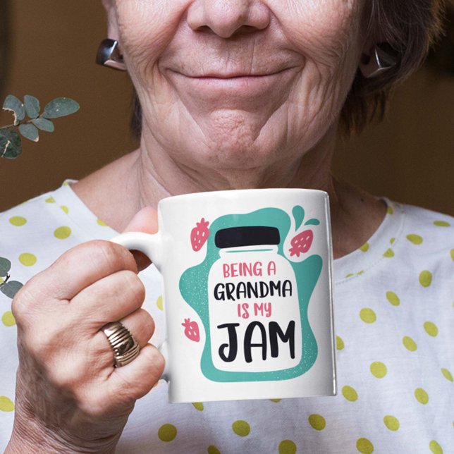 Being A Grandma Is My Jam Coffee Mug (Creator Uploaded)
