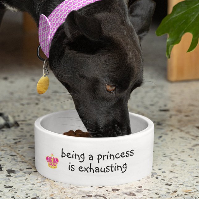 Being a Princess is Exhausting Dog Funny Humour Pe (Creator Uploaded)