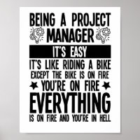 Being A Project Manager It's Easy it's Like Riding