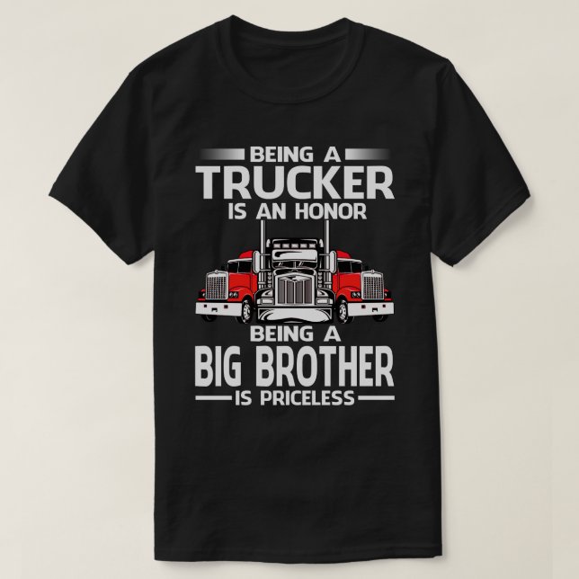Being A Trucker is an honour being a AUNT is price T-Shirt (Design Front)