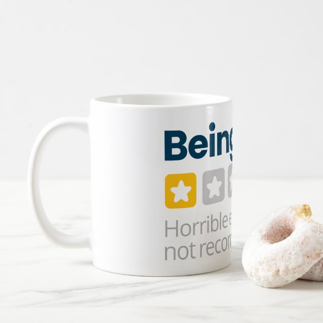 Being Adult Coffee Mug (With Donut)