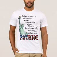 Being against a TRAITOR doesn't make you a LIBERAL