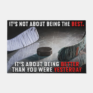 Being Better Than You Were Yesterday Doormat