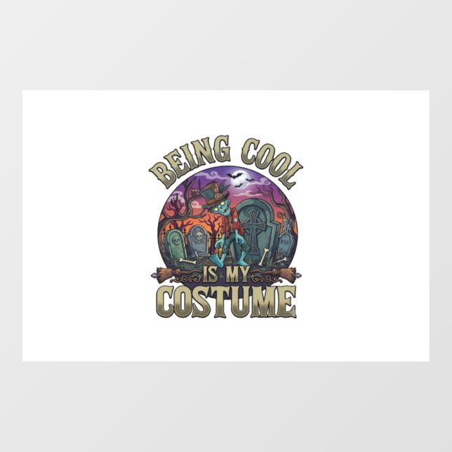 Being Cool Is Costume Halloween Zombie Graveyard_1 (Sheet)