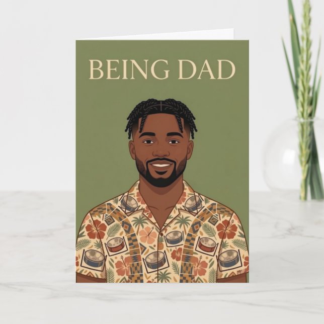 Being Dad Father's Day Card (Front)