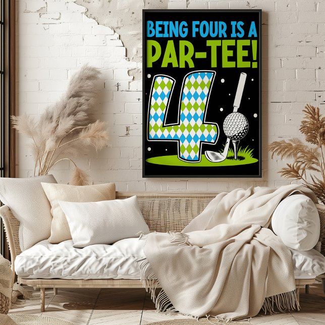 Being Four Is A Par-Tee! Poster (Creator Uploaded)