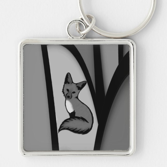 Being Foxy Key Ring (Front)