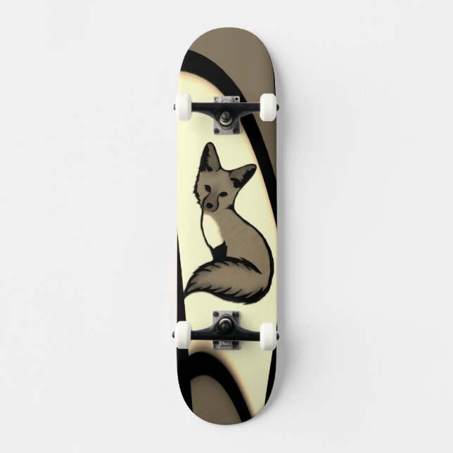 Being Foxy Skateboard (Front)