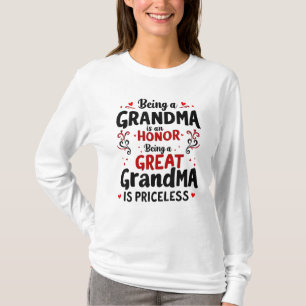 Being Great Grandma Is Priceless T-Shirt