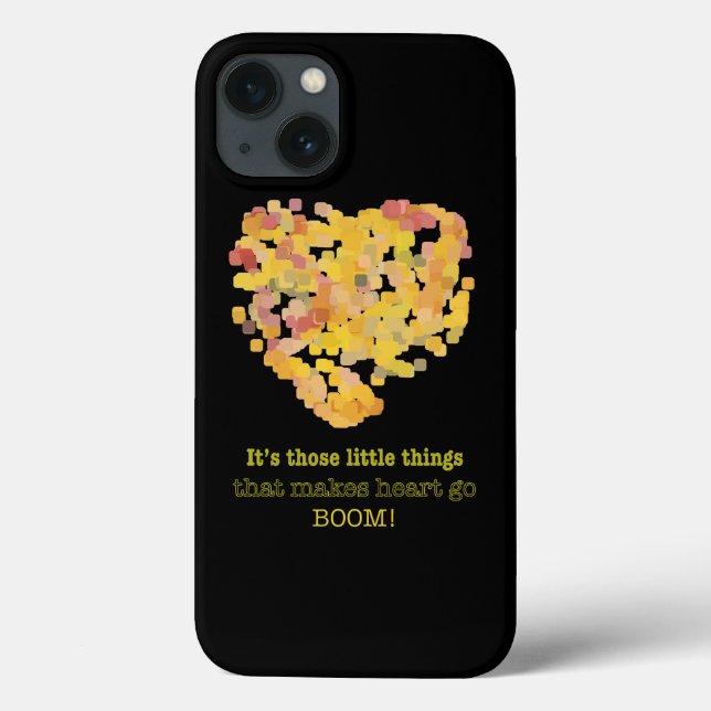Being in love quote: It's those little things ... Case-Mate iPhone Case (Back)