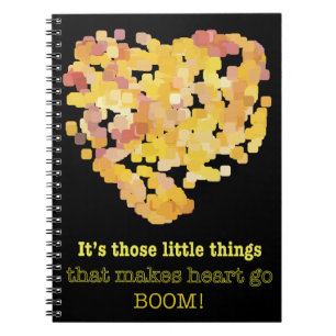 Being in love quote: It's those little things ... Notebook