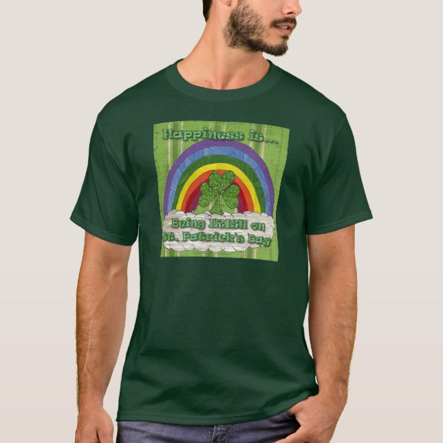 Being Irish On St Patrick's Day T-Shirt (Front)