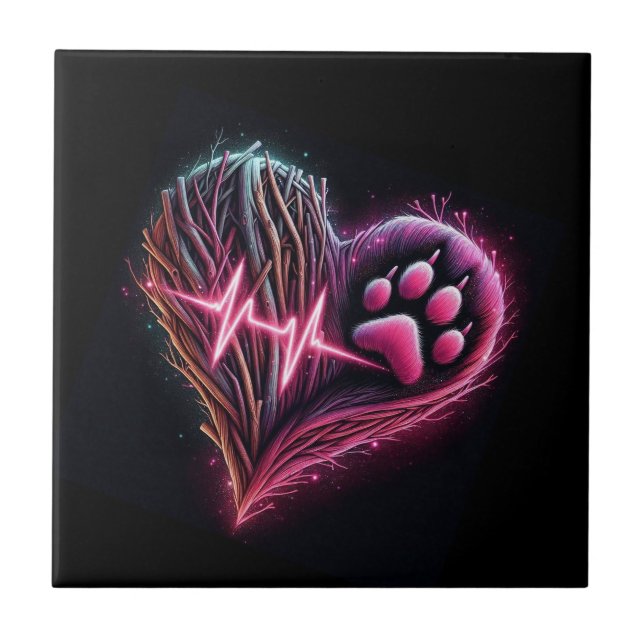 Being Love by your Pet Tile (Front)