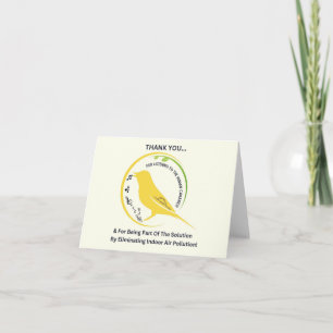 Being Part of the Solution Thank You Card
