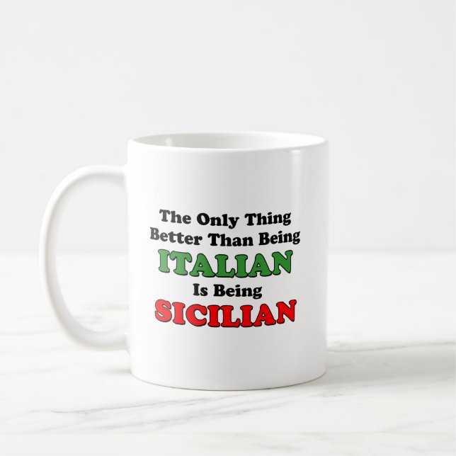 Being Sicilian Coffee Mug (Left)