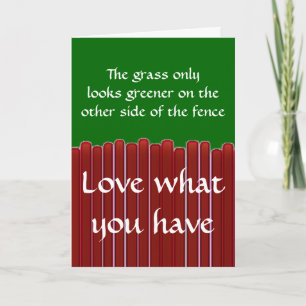 Being Thankful For What You Have Thank You Card