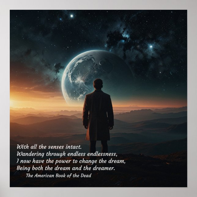 Being the Dream and the Dreamer Poster (Front)