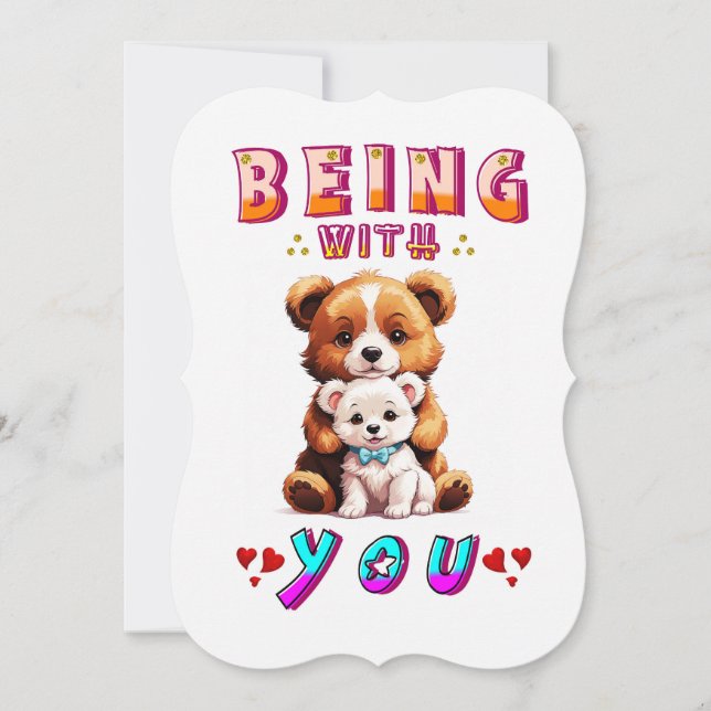 Being With You Card (Front)