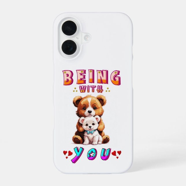 Being With You iPhone 16 Case (Back)