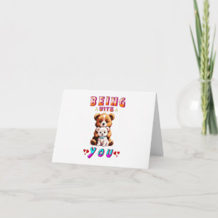 Being With You Note Card
