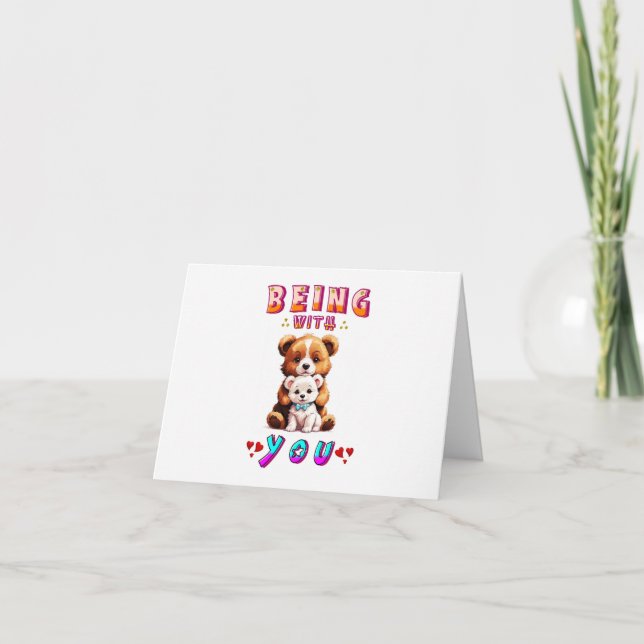 Being With You Note Card (Front)