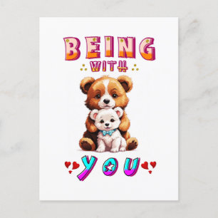 Being With You Postcard
