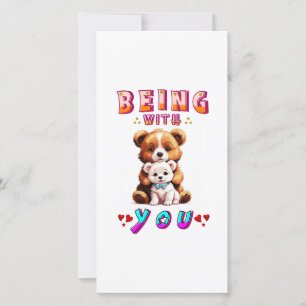 Being With You Thank You Card